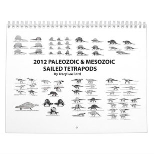 2012 Palaeozoic and Mesozoic Sailed Tetrapods Calendar