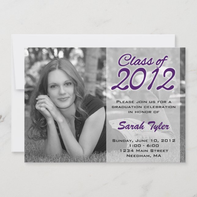 2012 Photo Graduation Invite (Front)