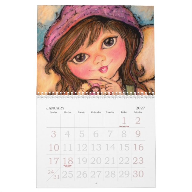2012 Pop Art Minis Best Friends Calendar (Jan 2027)