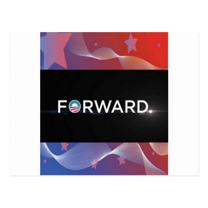 2012 Presidential Election "Forward" Slogan Gear Postcards