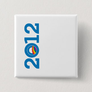 2012 PRIDE OBAMA PINBACK BUTTON