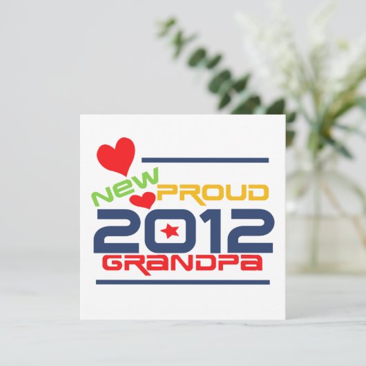 2012 Proud Grandpa T-shirts and Gifts (Standing Front)