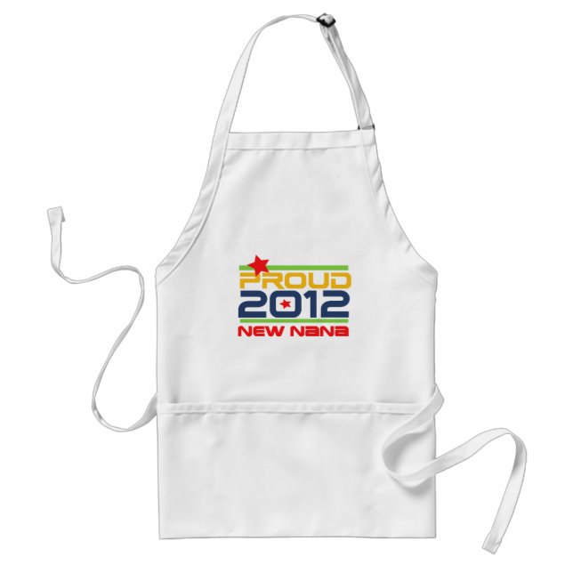 2012 Proud Nana T-shirts and Gifts Adult Apron (Front)
