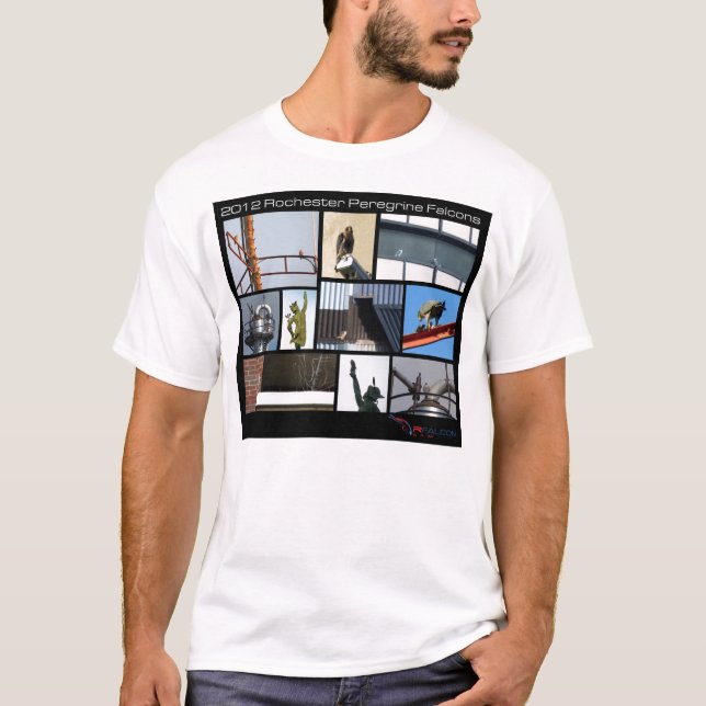 2012 Rochester Peregrine Falcon Male T Shirt (Front)