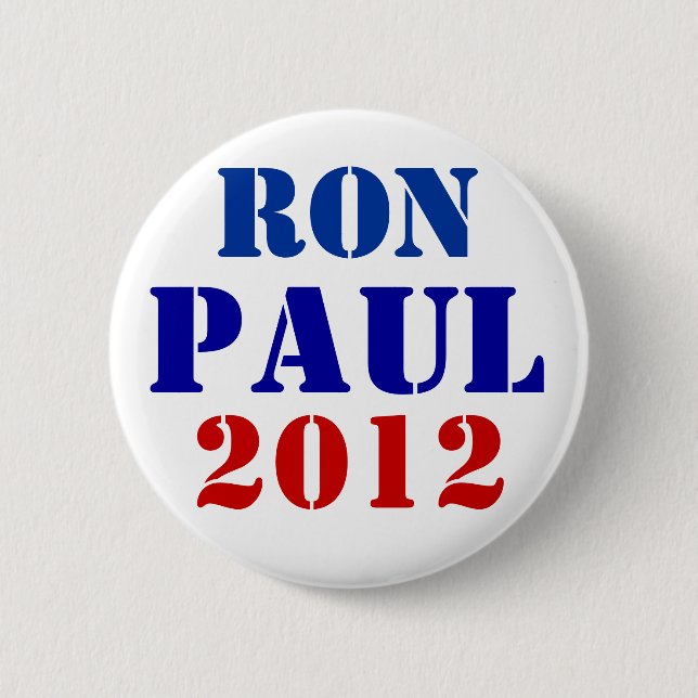 2012 Ron Paul Pinback Button (Front)
