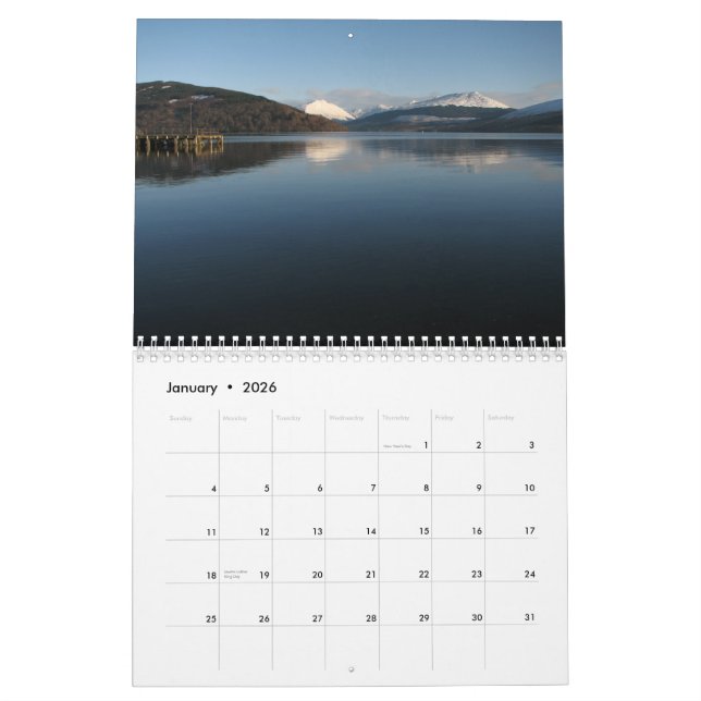 2012 Scotland In Pictures Calendar (Jan 2026)