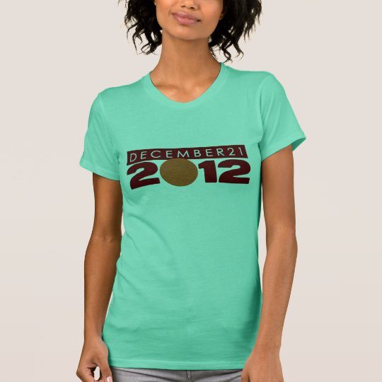 2012 Shirts T-Shirts Clothing "12/21/2012" Womens