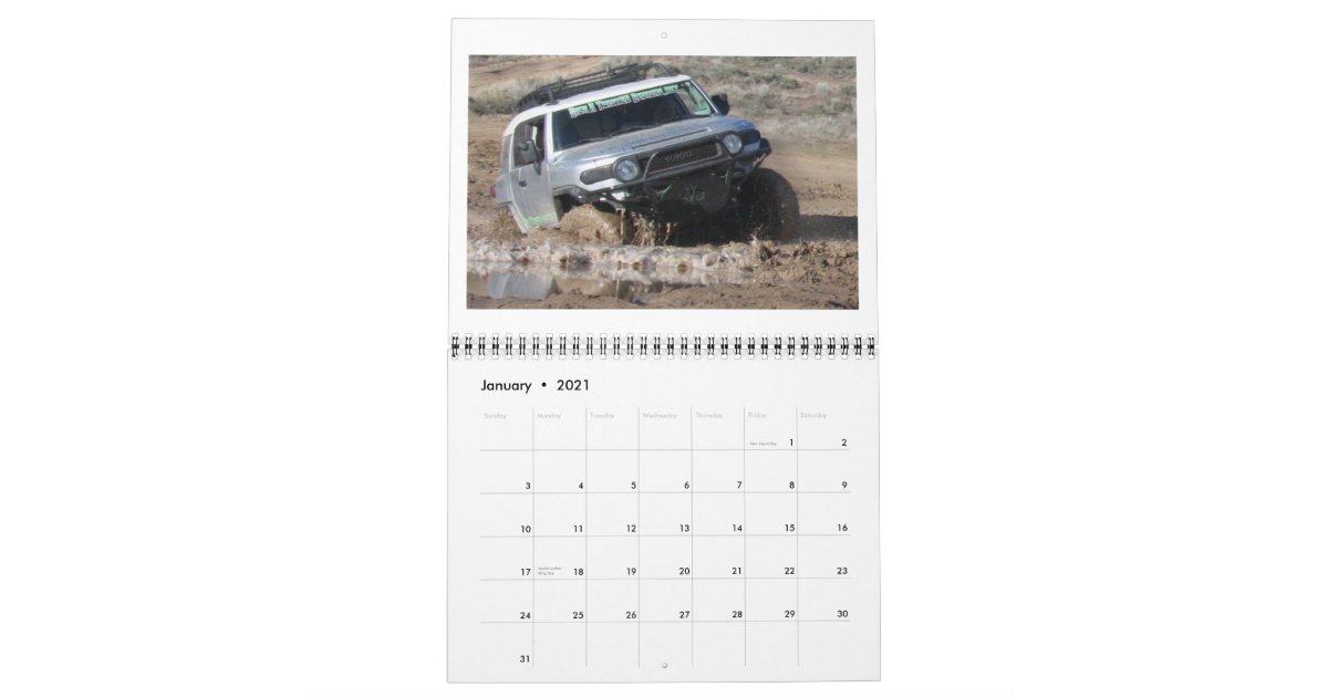 2012 So Cal FJ Cruiser Calendar