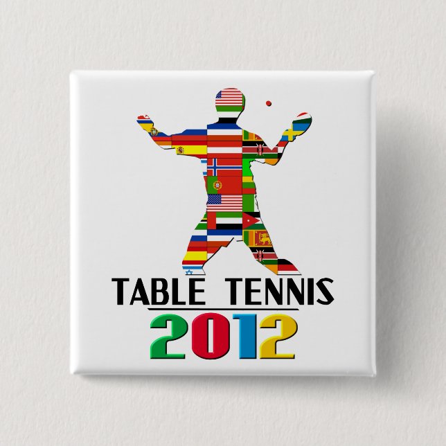 2012: Table Tennis Button (Front)