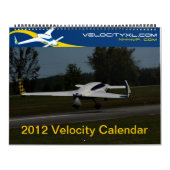 2012 Velocity Kitplane Calendar - All Sizes (Cover)