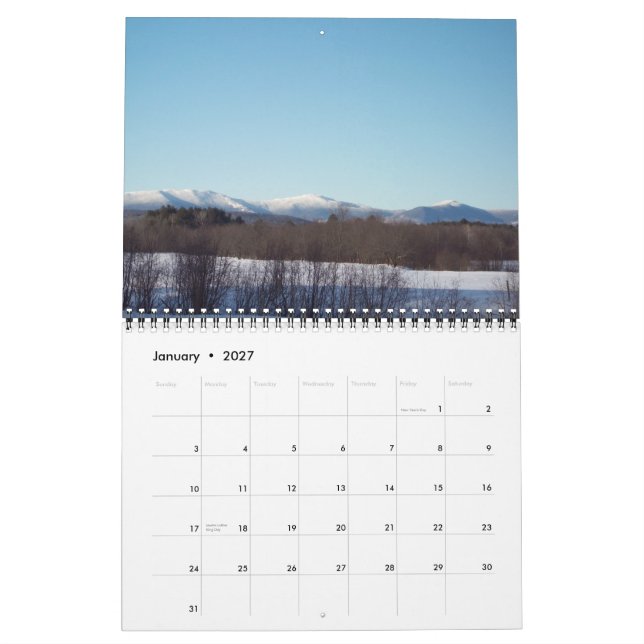 2012 Views of Maine Calendar (Jan 2027)