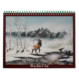 2012 Wildlife Art Calendar Art by David Paul