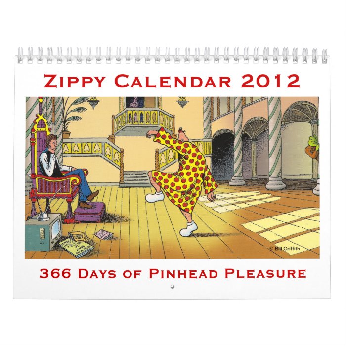 2012 ZIPPY CALENDAR