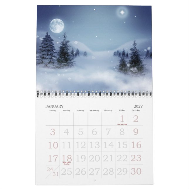 2013 2014 Calendar (Jan 2027)