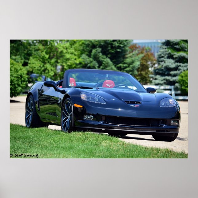 2013 60th Anniversary C6 Corvette 427 convertible Poster (Front)