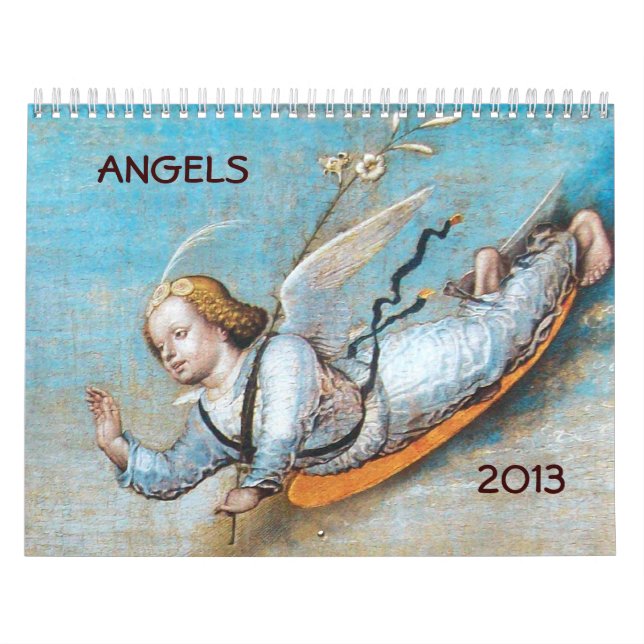 2013  ANGELS  FINE ART COLLECTION 3 CALENDAR (Cover)