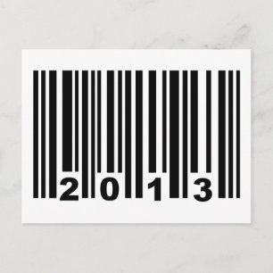 2013 barcode postcard