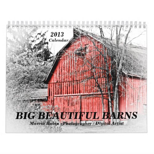 2013 Big Old Barns calendar