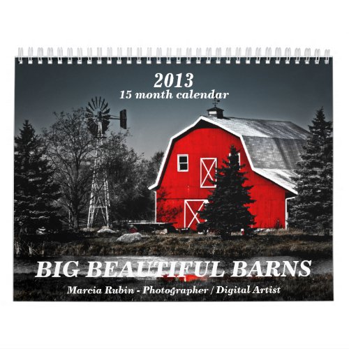 2013 Big Old Beautiful Rural Barns Calendar