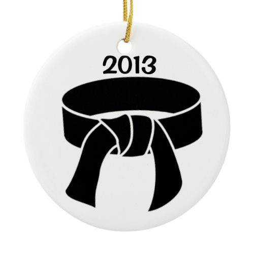 2013 Black Belt Ornament