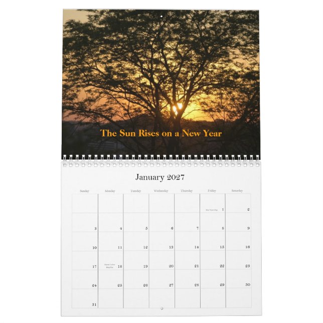 2013 Calendar (Jan 2027)