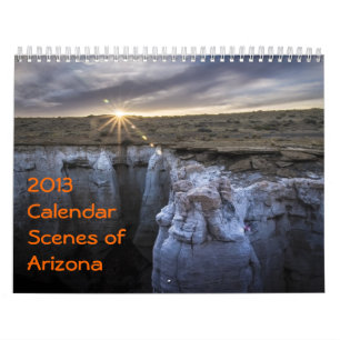2013 Calendar - Scenes of Arizona