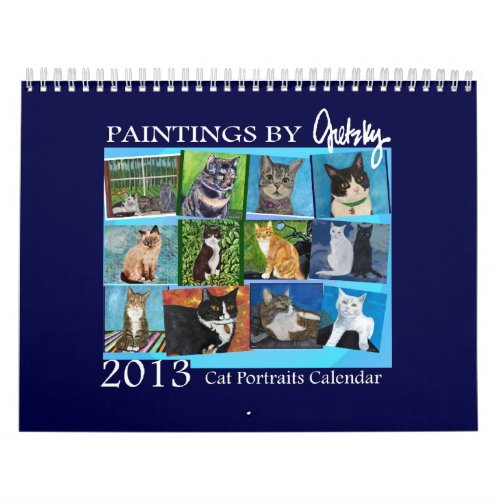 2013 Cat Portraits Calendar