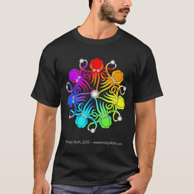2013 CephNet (TM) Black Tee (Front)
