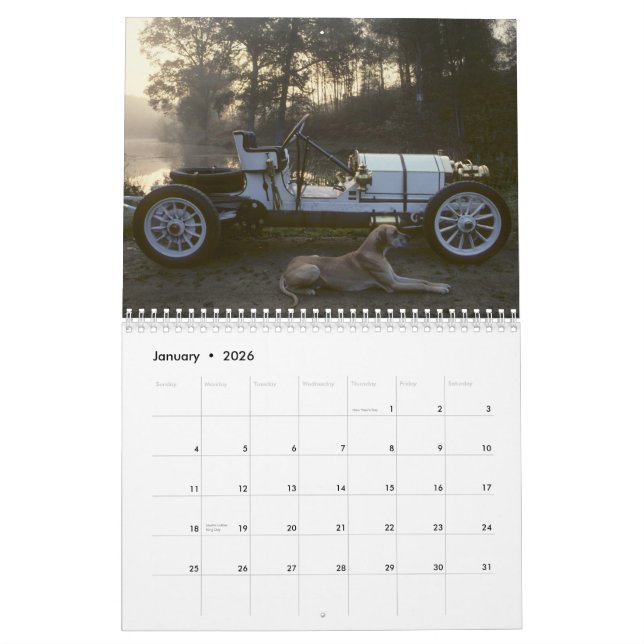 2013 Classic Mercedes Benz Calendar (Jan 2026)
