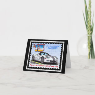 2013 Corvette 60th Anniversary Convertible Card