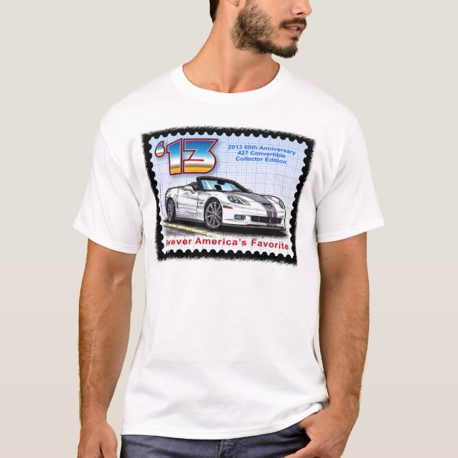 2013 Corvette 60th Anniversary Convertible T-Shirt (Front)