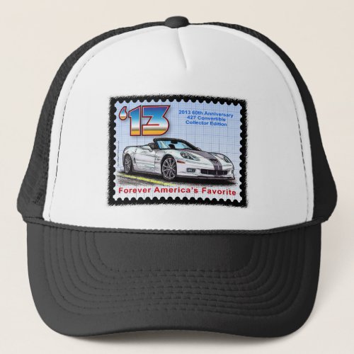 2013 Corvette 60th Anniversary Convertible Trucker Hat