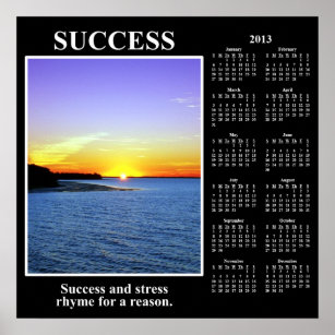 2013 Demotivational Calendar: Meaning of Success Poster