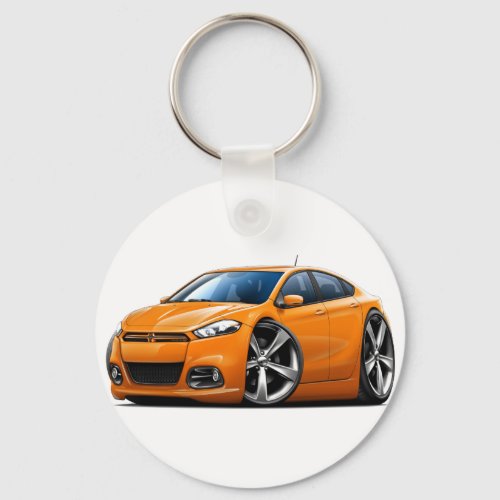 2013 Dodge Dart Orange Car Keychain