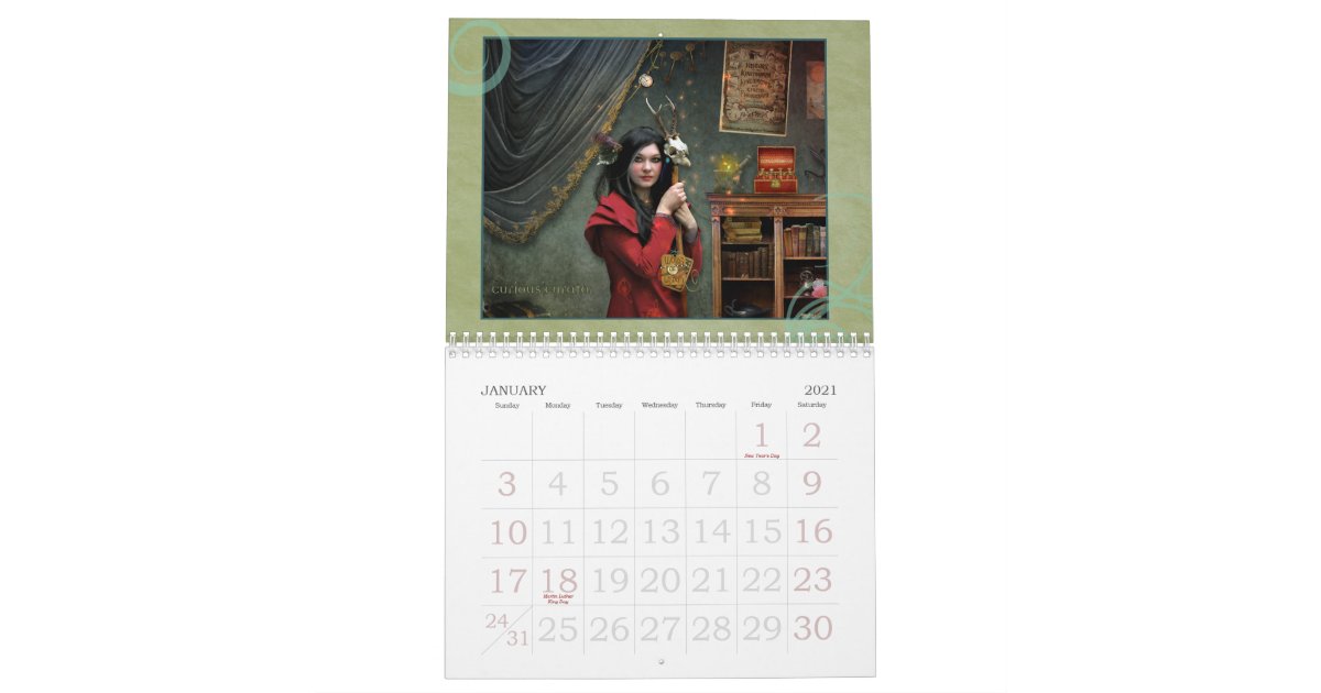 2013 Females of Fantasy Calender Calendar | Zazzle.com