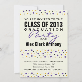 2013 Graduation Fun Party Invitation
