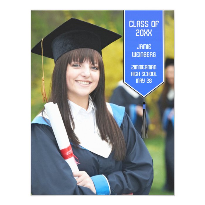 2014 Graduation Photo Stole Flat Announcement