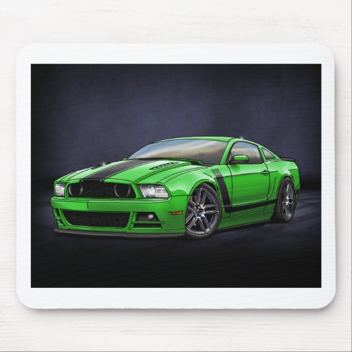 2013_Green_Boss_302 Mouse Pad