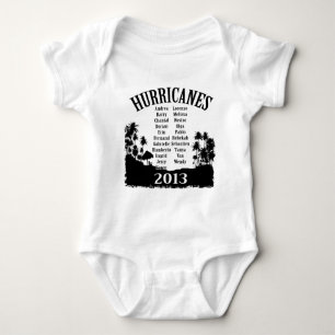 2013 HURRICANE list Baby Bodysuit