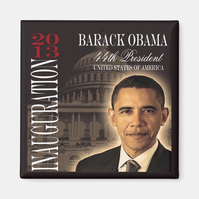 2013 Inaugural Obama Magnet (Front)