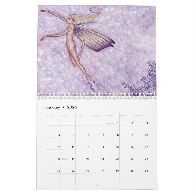 2013 Julia Cook Fantasy Calendar (Jan 2026)