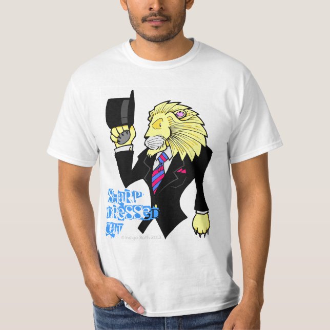 2013 - KING as "Sharp Dressed Cat" T-Shirt (Front)