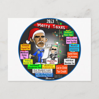 2013 Merry Taxes Holiday Postcard
