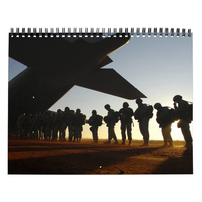 2013 Military Silhouettes Wall Calendar