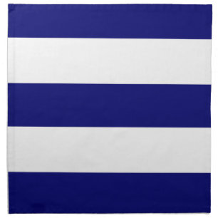 2013 New Navy Blue & White Stripe Cloth Napkins