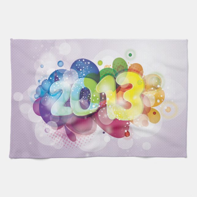 2013  New Year Kitchen Towel (Horizontal)