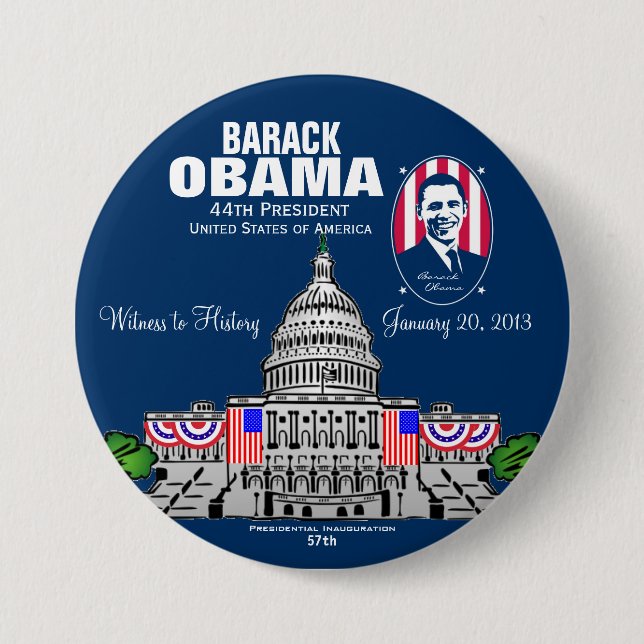 2013 Presidential Inauguration Button (Front)