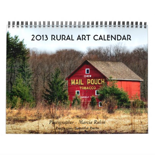 2013 Rural Barn Art Calendar