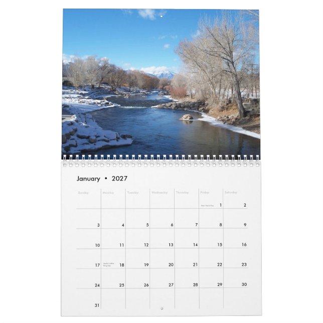 2013 Salida, Colorado Calendar (Jan 2027)