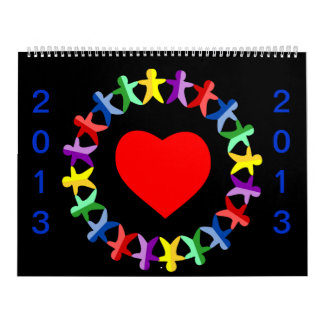 2013 School Calendar With Lots of Space for Notes